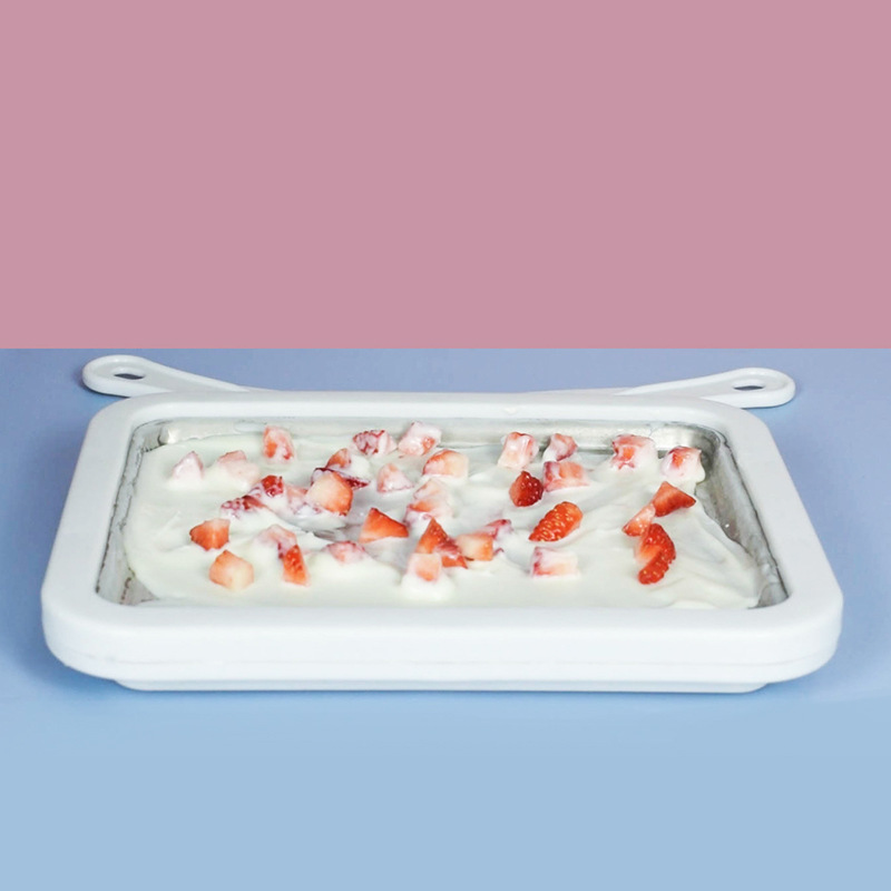 Nova casa iogurte verão mini pequena máquina de creme infantil aço inoxidável placa de gelo frito_voghion.com