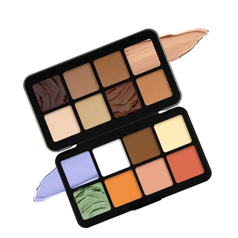 16 colori Iron Box correttore contorno ombretto illuminante ombra naso terra colore correttore opaco palette trucco_voghion.com