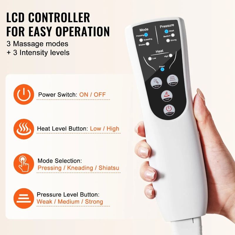 Calf Heat Heating And Modes Massager With Air Compression Intensities With Calf Levels Leg 2 Massager With Massager 3 3 Wraps_voghion.com
