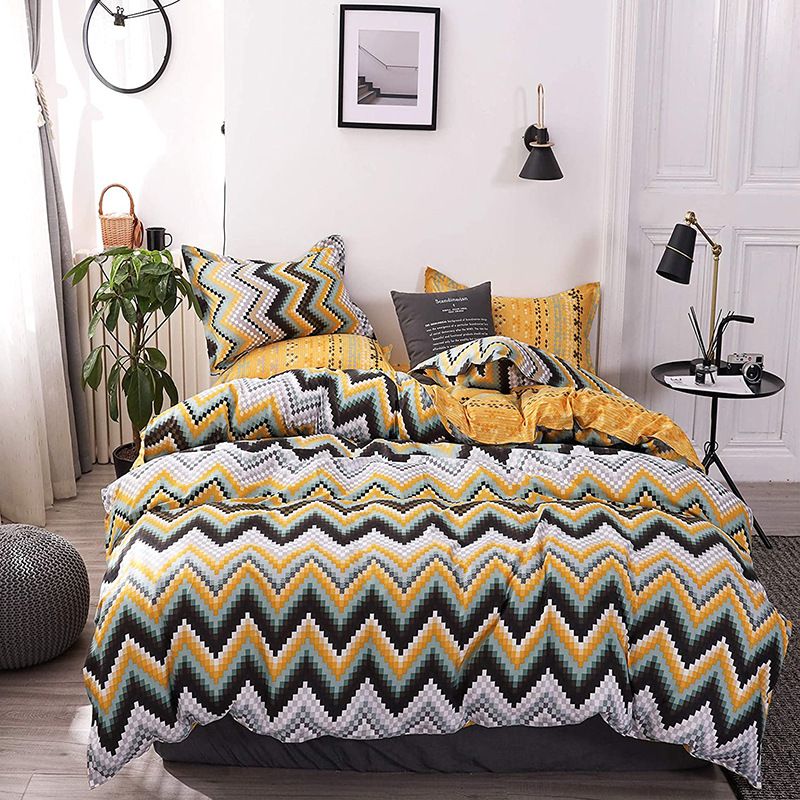 Bettwäsche Bettbezug Moderne minimalistische Bettwäsche aus weichem Polyester_voghion.com