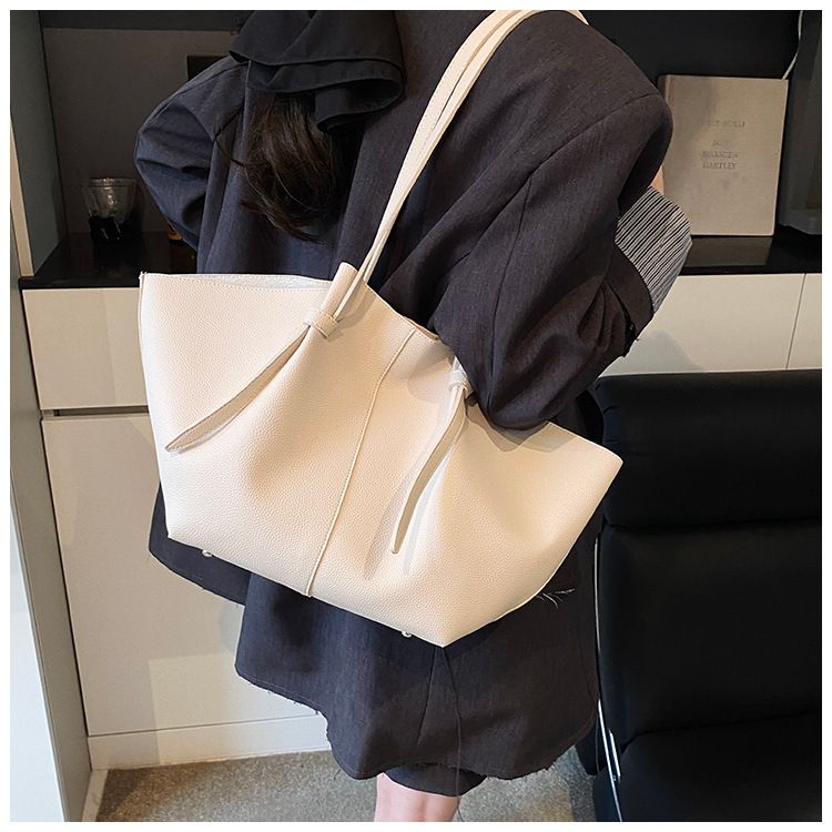 Women's Fashion Tote Bag With Wings Design - Large Capacity Shoulder Bag For Work & Daily Use - Soft PU Leather - Stylish & Versatile_voghion.com