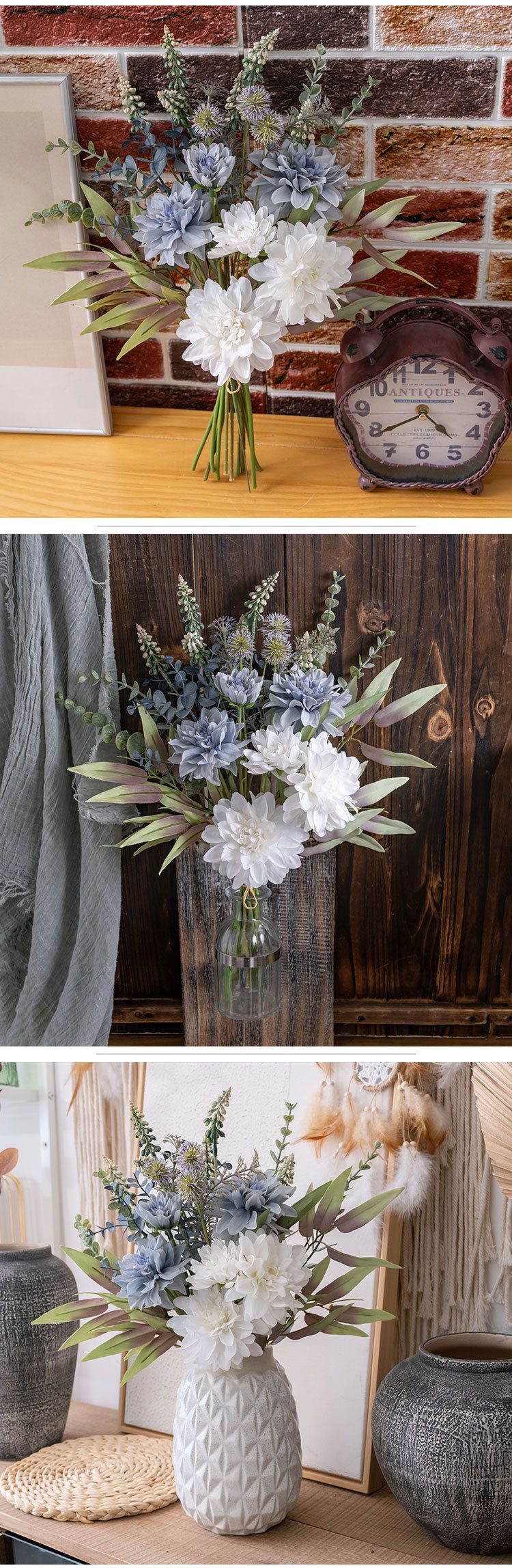 Artificial Decorations Flower Green Plant Wholesale Wedding INS Style_voghion.com