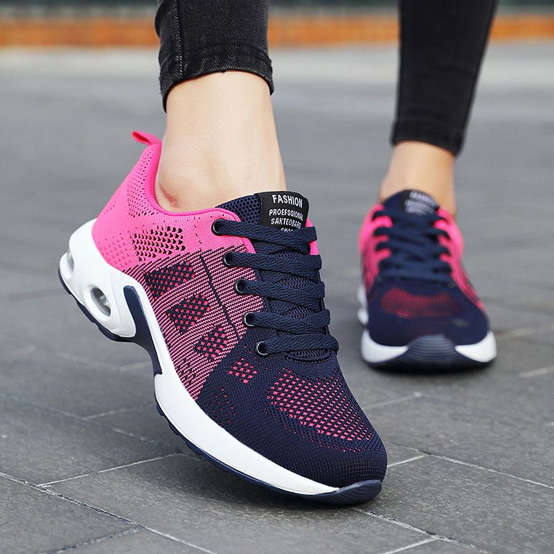 Women's Spring New Large Size Running Soft Sole Casual Air Cushion Sports Shoes Wholesale_voghion.com