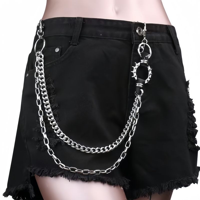 Catena per pantaloni in denim JK in metallo multistrato, alla moda, versatile e con ciondolo hip-hop per vita_voghion.com