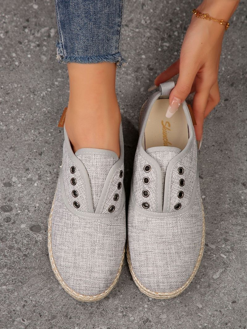 Fisherman For Women 2024 Autumn Winter Round Toe Flat Lazy Shallow Mouth Slip-On Large Size Women's Shoes_voghion.com