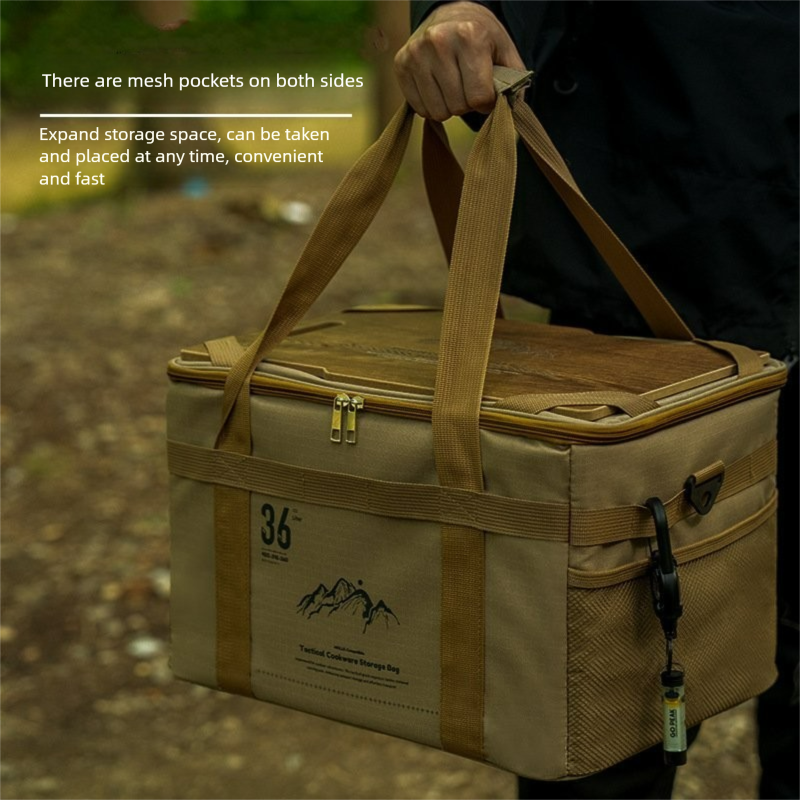 New Multifunctional Camping Tactical Storage With Table Board, Portable Handheld Equipment Outdoor Organizer Bag_voghion.com
