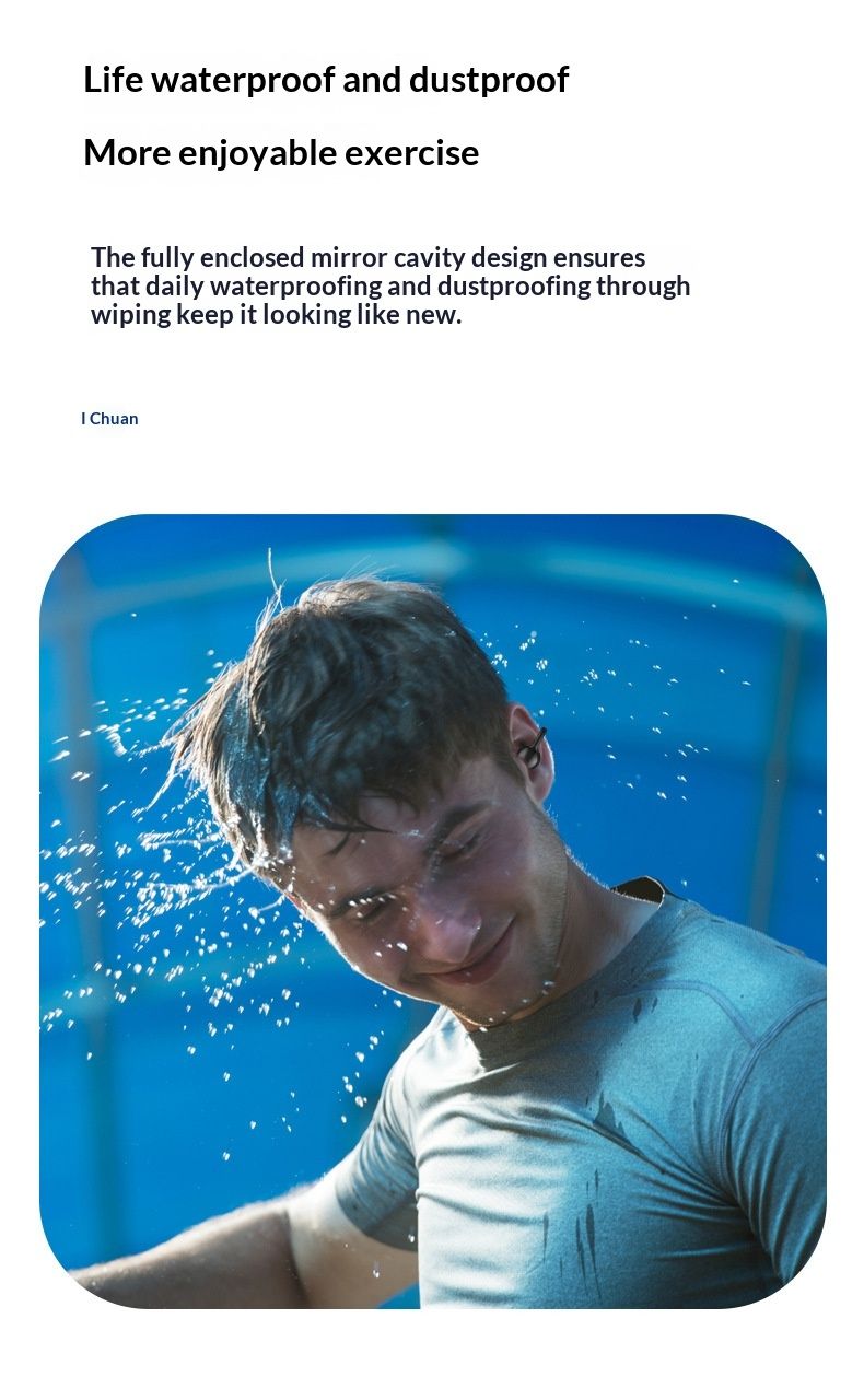 NeoGear AI Translation G126 Earphones Non-In-Ear Long Battery Life Gaming Sports Q72 Q71 Ear Clip Bluetooth 5.4_voghion.com