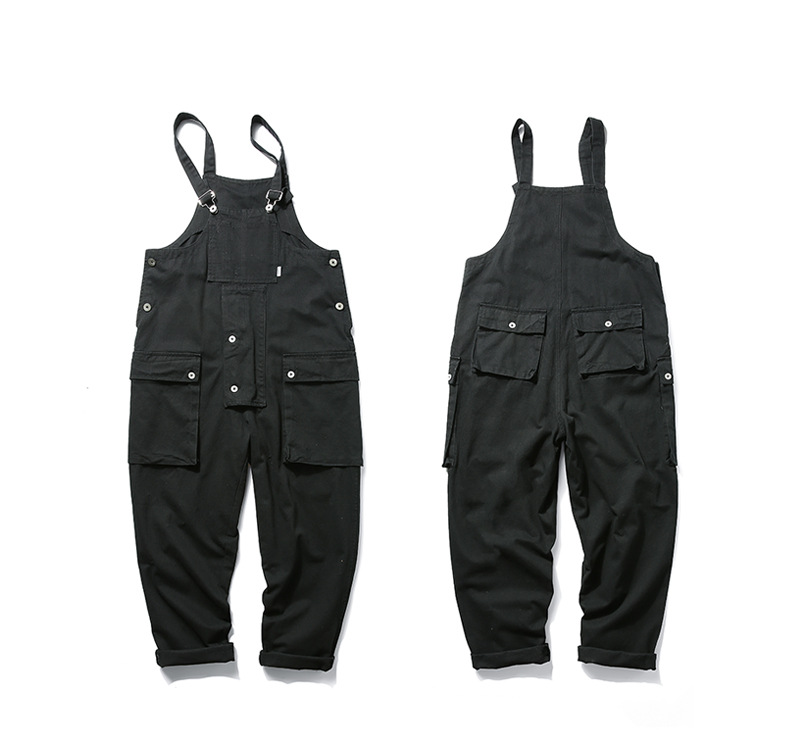 Casual overalls Cargobroeken voor heren Mode-overalls Losse bretels_voghion.com