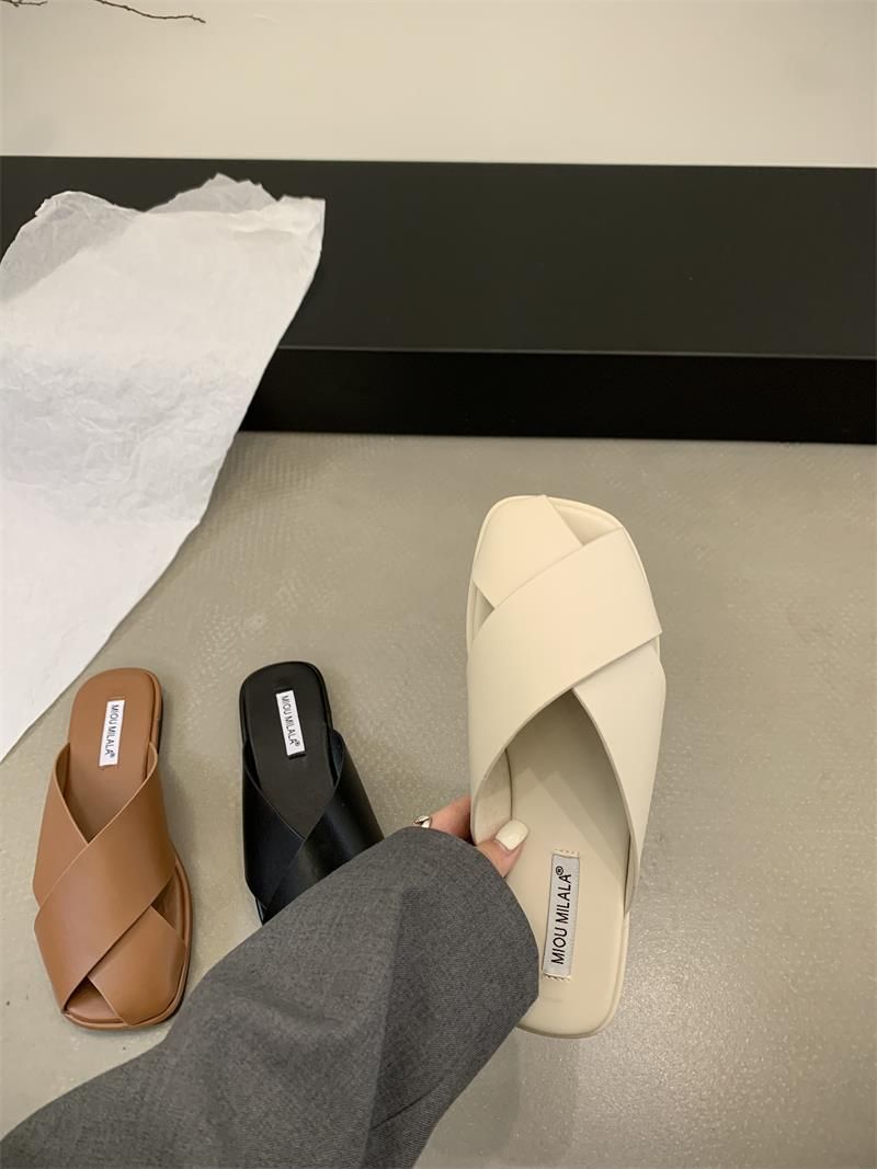 Pantofi de damă Half Dragged primăvara/vara 2024_voghion.com