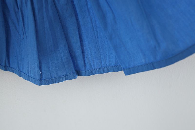 Summer Girls Dress New Children's Clothing Cute Round Neck Small Flying Sleeves Splicing Cake Skirt Sweet Contrast Color Vest Skirt_voghion.com