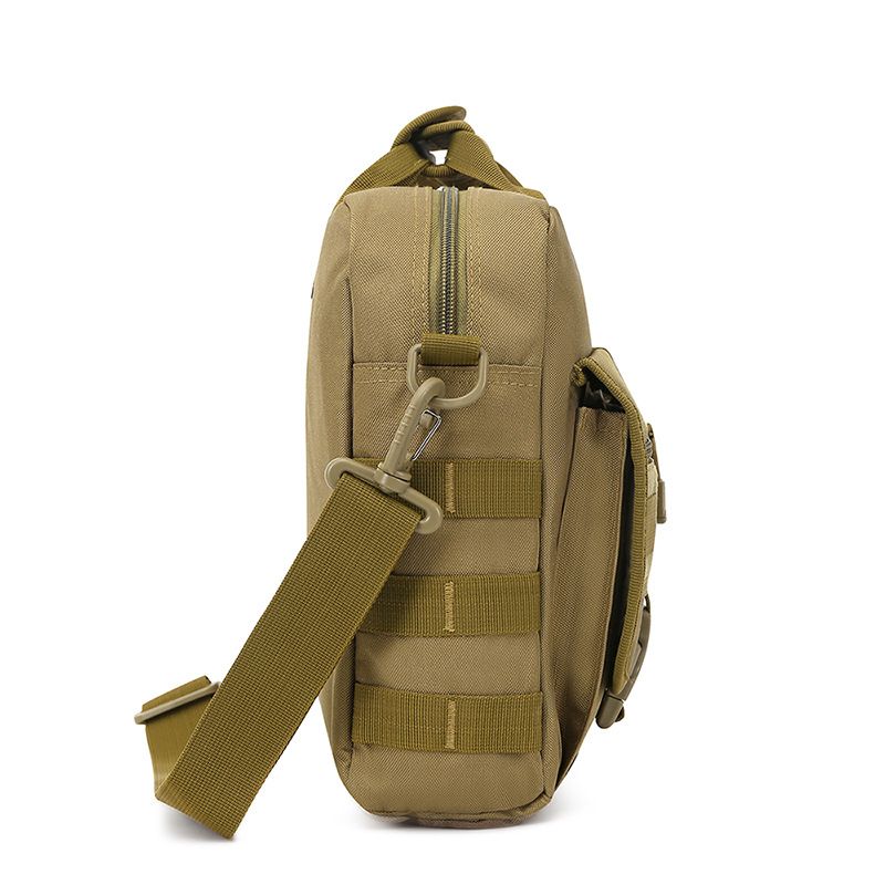 Borsa tattica da uomo, con tracolla, per laptop da 13 pollici, formato A4, con tracolla singola, borsa da lavoro orizzontale_voghion.com