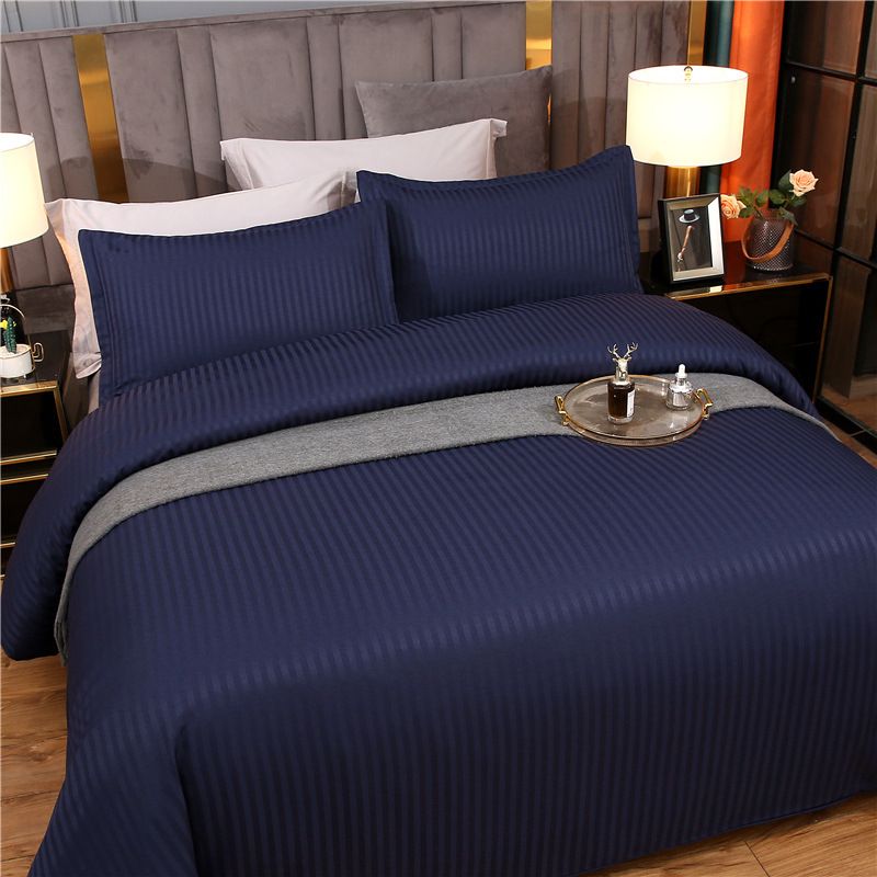 Jacquard-Satin-Bettbezug-Set, luxuriöse 3-teilige Bettwäsche, Kissenbezüge inklusive, knitterfrei, weich_voghion.com
