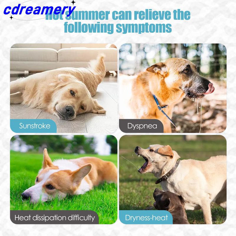 Dog Cooling Vests, Cooling Jackets, Evaporative Cooling Coats For Pets, Large, Medium And Small Dogs Made Of Reflective Materials_voghion.com