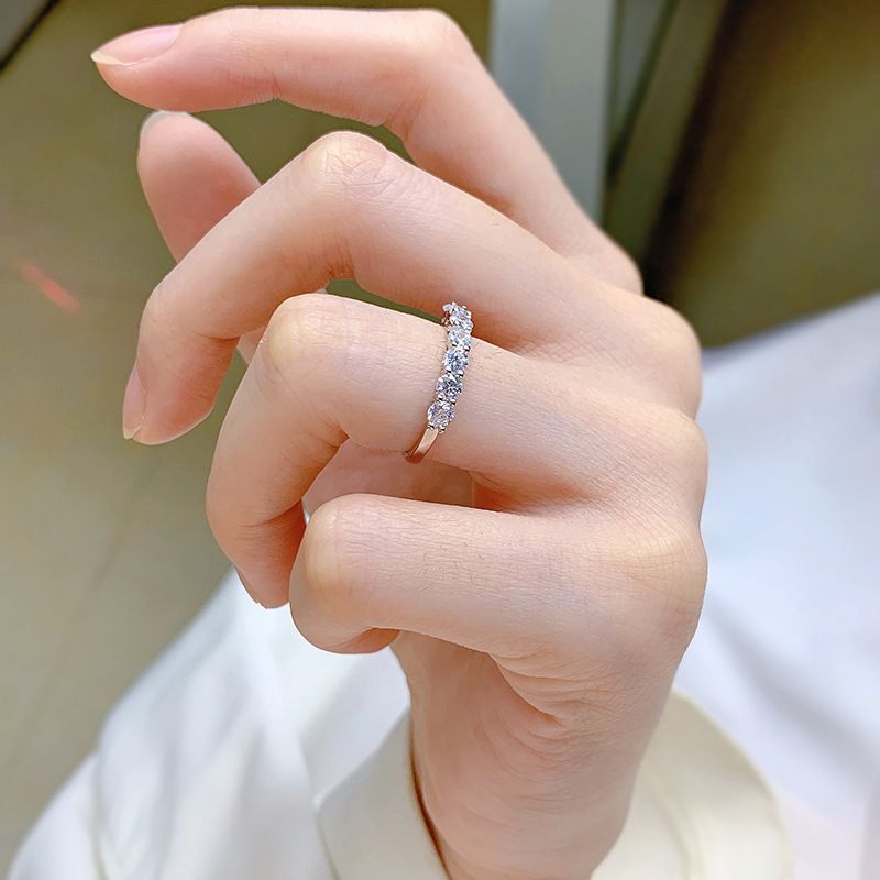 2025 Nuovi arrivi Anello in argento puro moissanite,_voghion.com