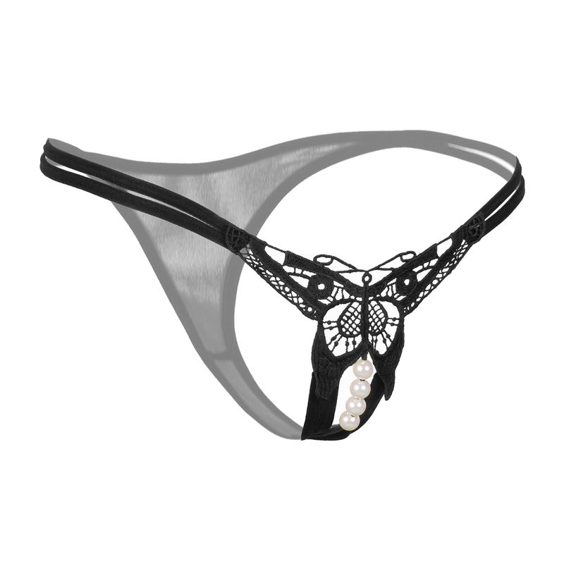 Underwear Intimates Seduction Sexy Flirting Couple Open File Free Off Lace T-Back Passion Suit_voghion.com