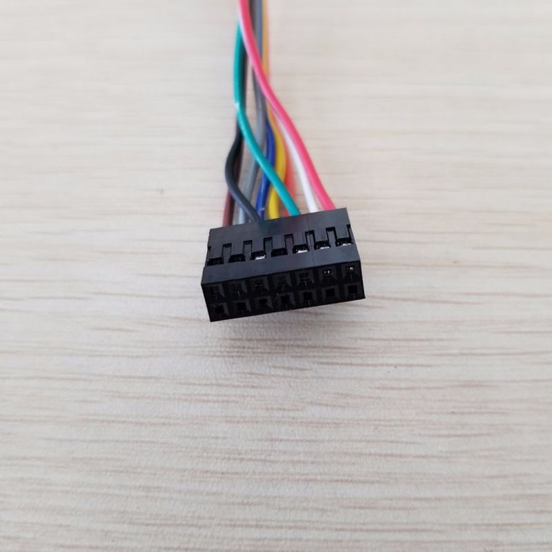 Adaptateur de câble audio mâle 13 broches femelle à 8 broches de remplacement pour carte mère Lenovo_voghion.com