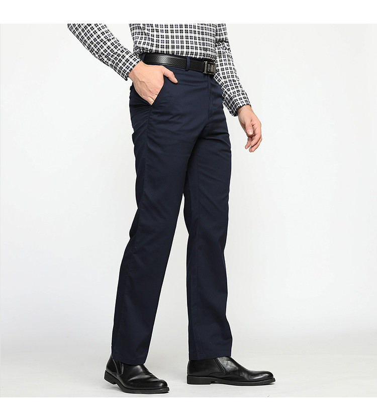 Herren-Freizeithose, ausgereift und stabil, Netzfarbe, Business-Pendler-Herrenhose, lang_voghion.com