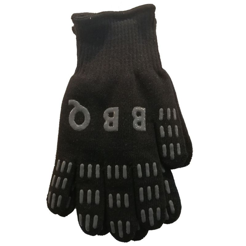 Microwave Anti-Scald Five-Finger Flexible Kitchen Non-Slip Heat-Resistant Oven Gloves Baking BBQ High Temperature_voghion.com