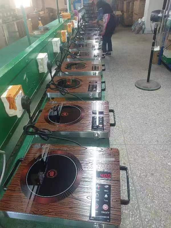 Control táctil inteligente de edición negra dorada para el hogar, multifunción, para freír, con ondas de luz, ahorro de energía, eléctrico, cerámico_voghion.com