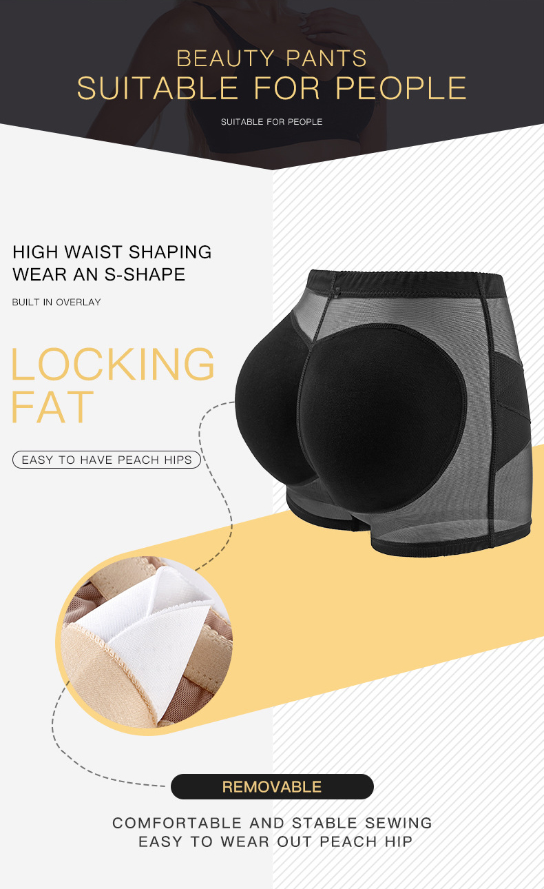 Pad Höschen Schwamm Butt Lifter Unterwäsche Gefälschte Ass Butt Shaper Höschen Gesäß Enhancer Mittlere Taille Frauen Sexy B ocks_voghion.com