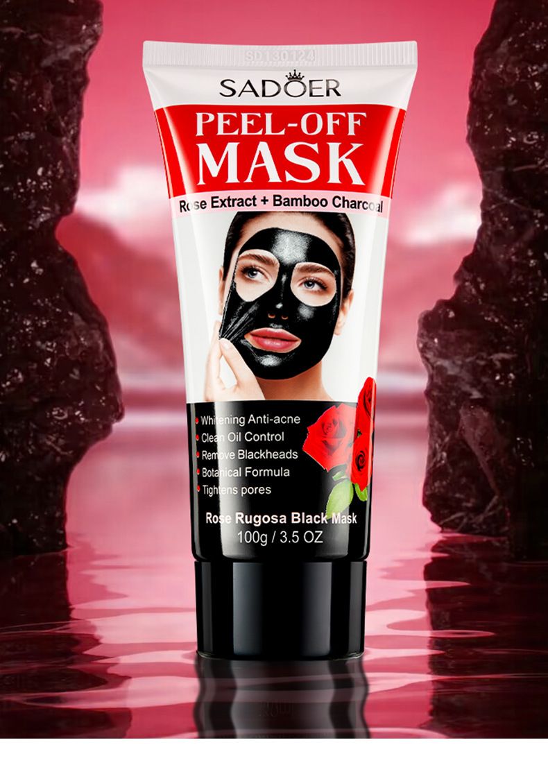 Mascarilla SADOER Starry Sky Whitening Cleansing Tear Mask, Elimina eficazmente los puntos negros, hidrata y rejuvenece, calma y repara la tirantez._voghion.com