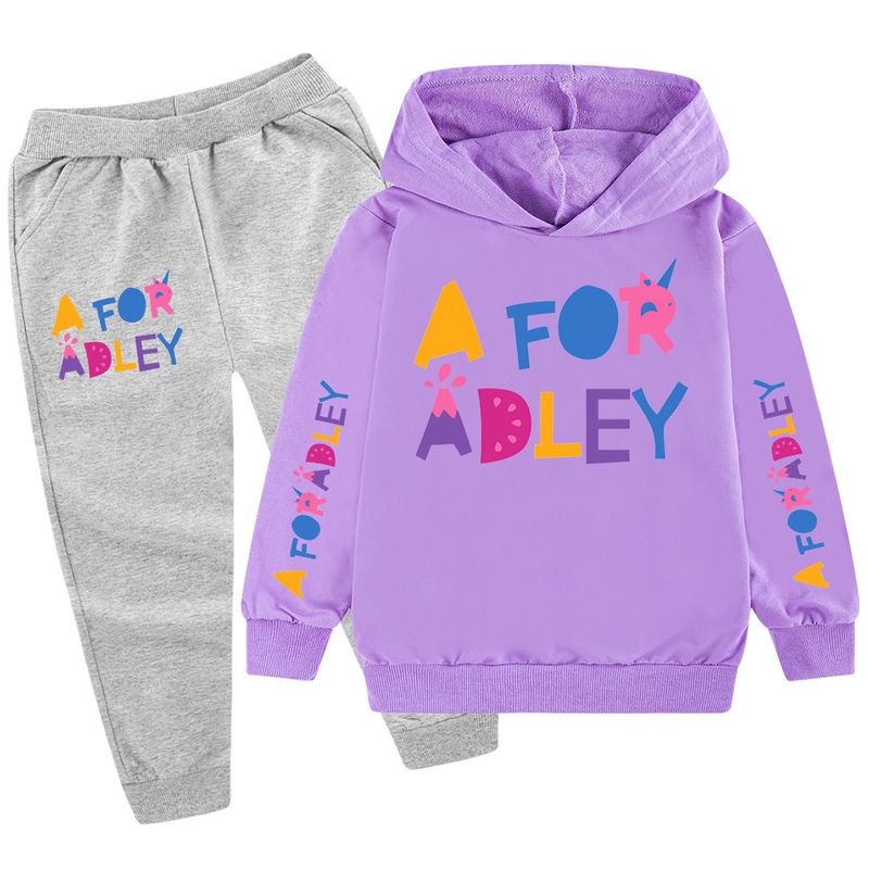 100 CM-170 CM ropa mediana a grande conjunto para niños Sudadera con capucha + Pantalones PB814XX_voghion.com