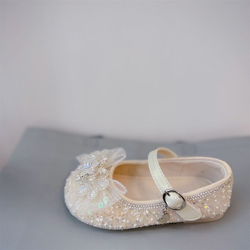 2025 Herbst Neue Kinderschuhe für Mädchen, elegante glänzende Prinzessinnenschuhe, modische und vielseitige Mädchenmode im koreanischen Stil_voghion.com