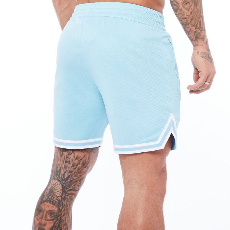Men's Clothing Plus Size Men's Casual Pants Summer New Sports Breathable Mesh Quick Drying Basketball Pants Solid Color Shorts_voghion.com