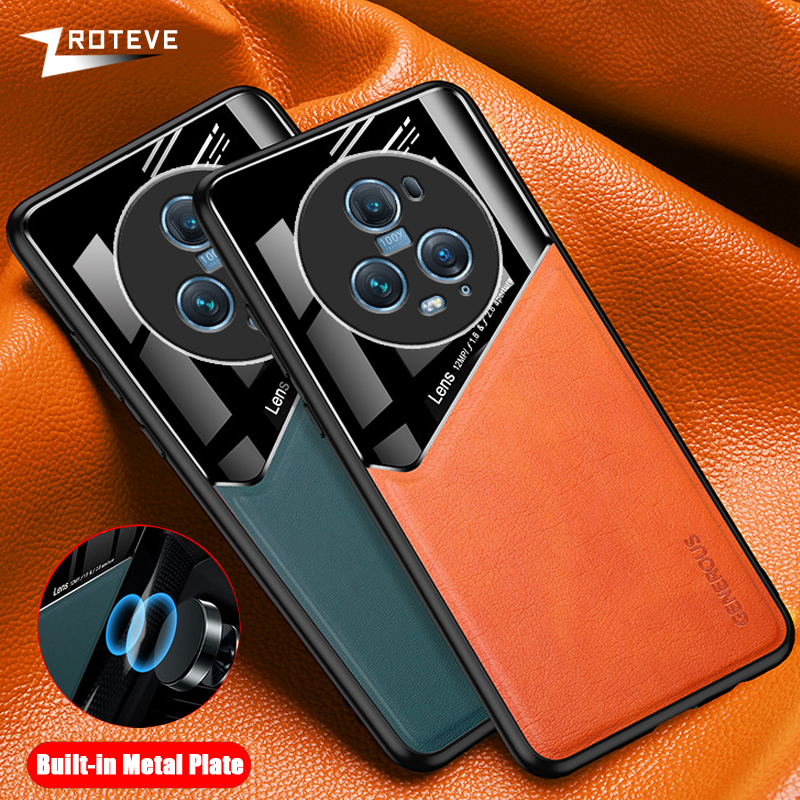 Magic5 Pro Case Zroteve PU Leather Car Magnetic Hard PC Cover For Huawei Honor Magic 5 4 Pro Magic4 Lite Shockproof Phone Cases_voghion.com