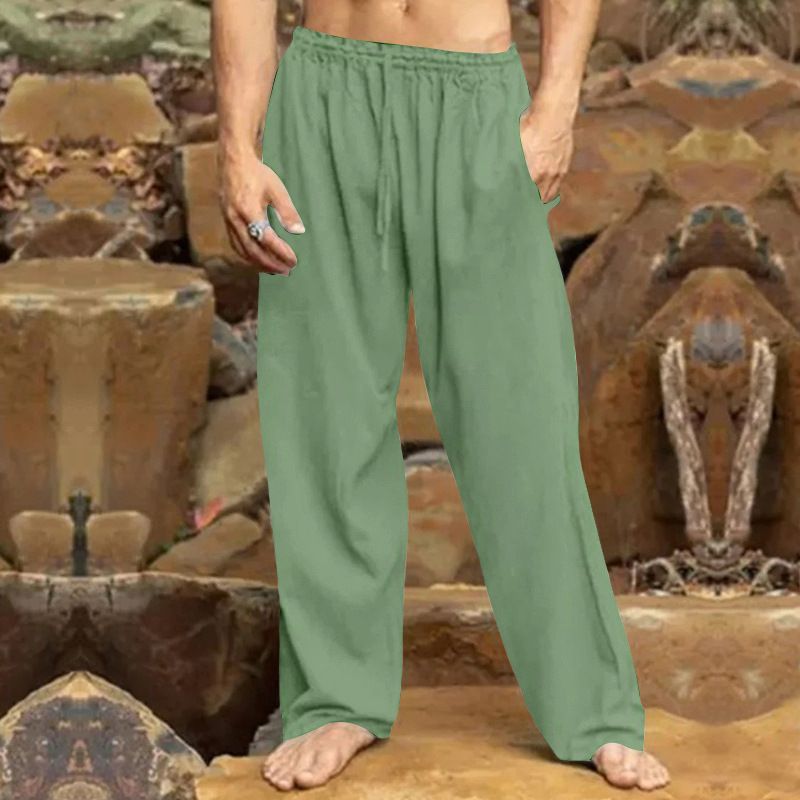 Suitable For All Seasons 2025 Hot Sale Autumn Men's Hip-Hop Breathable Plus Size Loose Casual Sports Pants_voghion.com