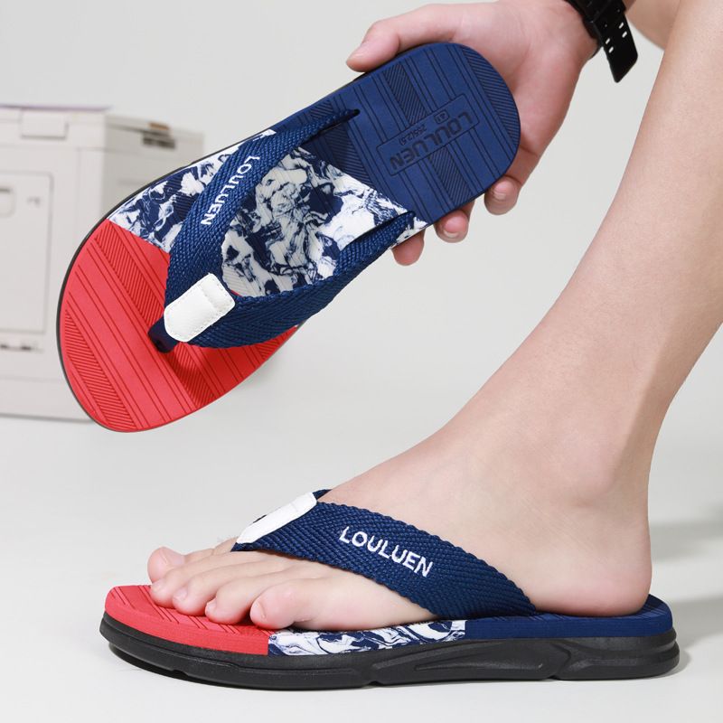 Scarpe estive da uomo di qualità imbattibile, nuove, antiscivolo, infradito alla moda in stile coreano, sandali da uomo per l'outdoor, pantofole alla moda._voghion.com