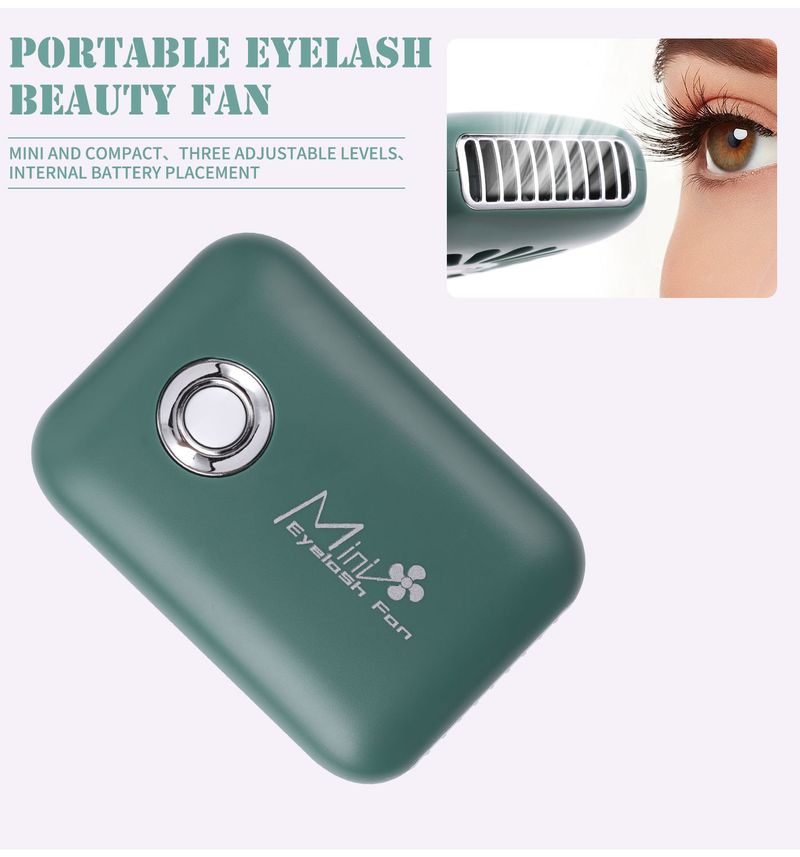Mini-Wimpernverlängerungs-Trockner-Ventilator – Handgerät mit Ständer – Per USB wiederaufladbarer Wimpernföhn für die Wimperntransplantation – Schnelltrocknend, tragbar – Profi-/Heimgebrauch_voghion.com