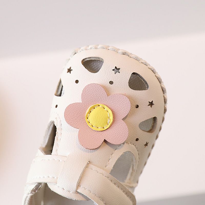 Kinderkleidung Babyschuhe Kleinkindschuhe für Mädchen Frühling und Sommer 6-12 Monate ein Jahr alte Schuhe Prinzessin Schuhe weiche Sohle Sandalen_voghion.com