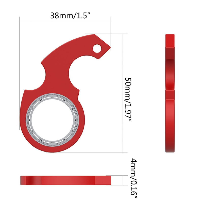 Stress Reliever Toy Spinning Keychain Spinner Pocket Toy Key Ring Spinner Toy_voghion.com