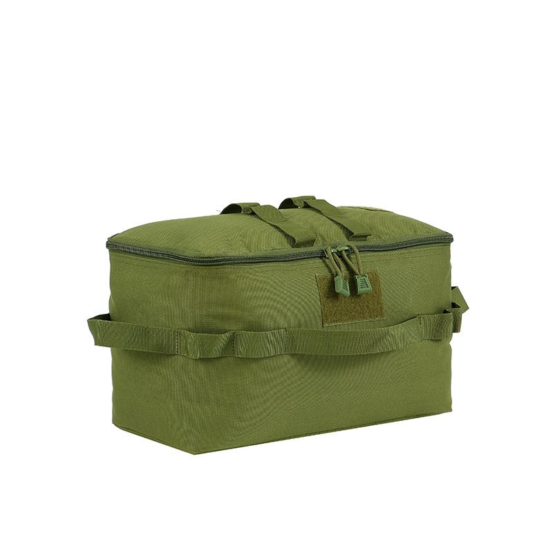 Taktisches Paket Tragbare, faltbare Aufbewahrungstasche für den Außenbereich Multifunktionale Camping-Picknicktasche Große Kapazität Einfarbige Picknicktasche_voghion.com