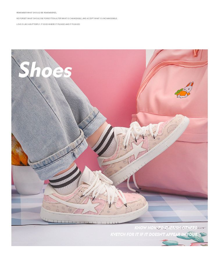 Nieuwe China-Chic Kleine Ster Liefhebbers Mannen en Vrouwen Skateboarden Sh Canvas Dubbele Sh Touwen Veelzijdige Koreaanse Student_voghion.com