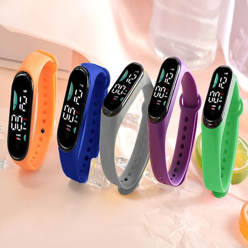 Kids Electronic Sports Waterproof Wrist Large Font Screen LED Display Luminous Auto Date Full Calendar Digital Watch_voghion.com