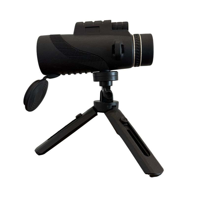 Telescópio monocular para fotografia noturna em ambientes externos com baixa luminosidade e alta definição, ideal para uso com celular._voghion.com