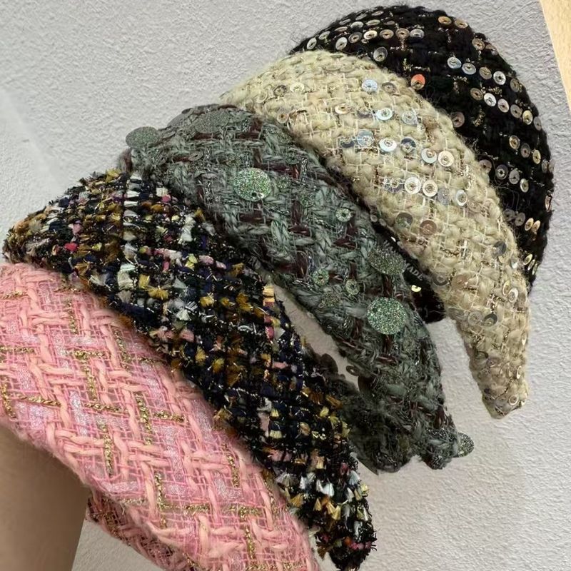 Elegante fascia per capelli con corona alta per donna 2025, nuovo accessorio per capelli alla moda di alta qualità_voghion.com