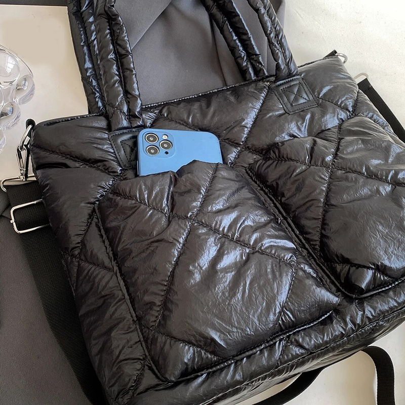 Grande per le donne Borse a tracolla trapuntate Borse a tracolla pieghettate Borsa da viaggio per donna Borsa causale Borsa da palestra Novità_voghion.com