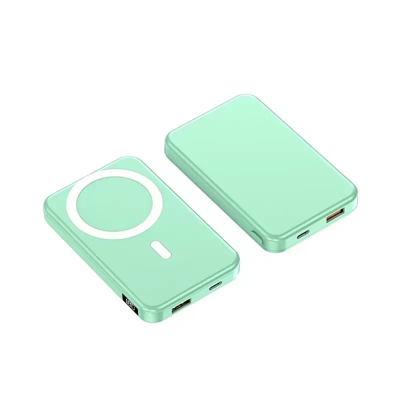 Mobile Phone Magnetic Bank Suitable For IPhone 15 With 5000mAh Capacity Wireless Bidirectional Charging Precious_voghion.com