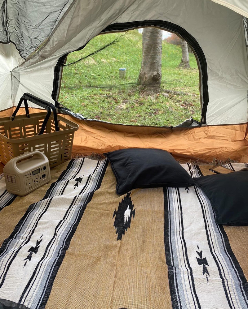 Tapete de acampamento ao ar livre estilo étnico japonês, tapete de piquenique, barraca, tapete de corredor, carpete_voghion.com