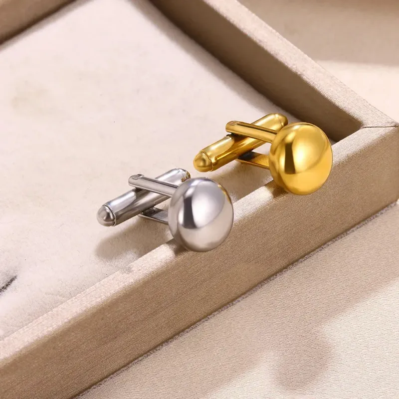 Gemelli da polso per uomo, bottoni da polso, fermagli per camicia, fibbia in acciaio inossidabile, gioielli da sposo per matrimonio._voghion.com