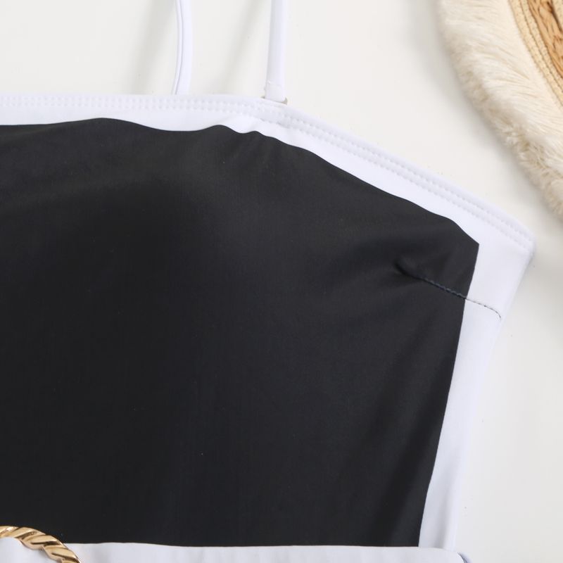 Maillot de bain une pièce élégant pour femme, cache-maillot fluide, taille haute, sexy, design modeste, contrôle du ventre, tissu à séchage rapide - Perfect Beach Pool_voghion.com