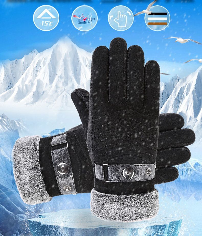 Vera pelle di maiale per uomo, autunno e inverno, per motociclismo all'aperto, antivento, antiscivolo, foderato in pile, spesso_voghion.com