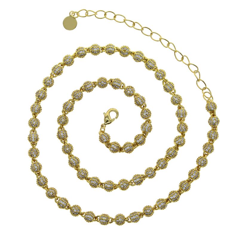 Hip Hop Nuova collana rotonda Moda maschile Tendenza Marchio Accessori Hip Hop_voghion.com