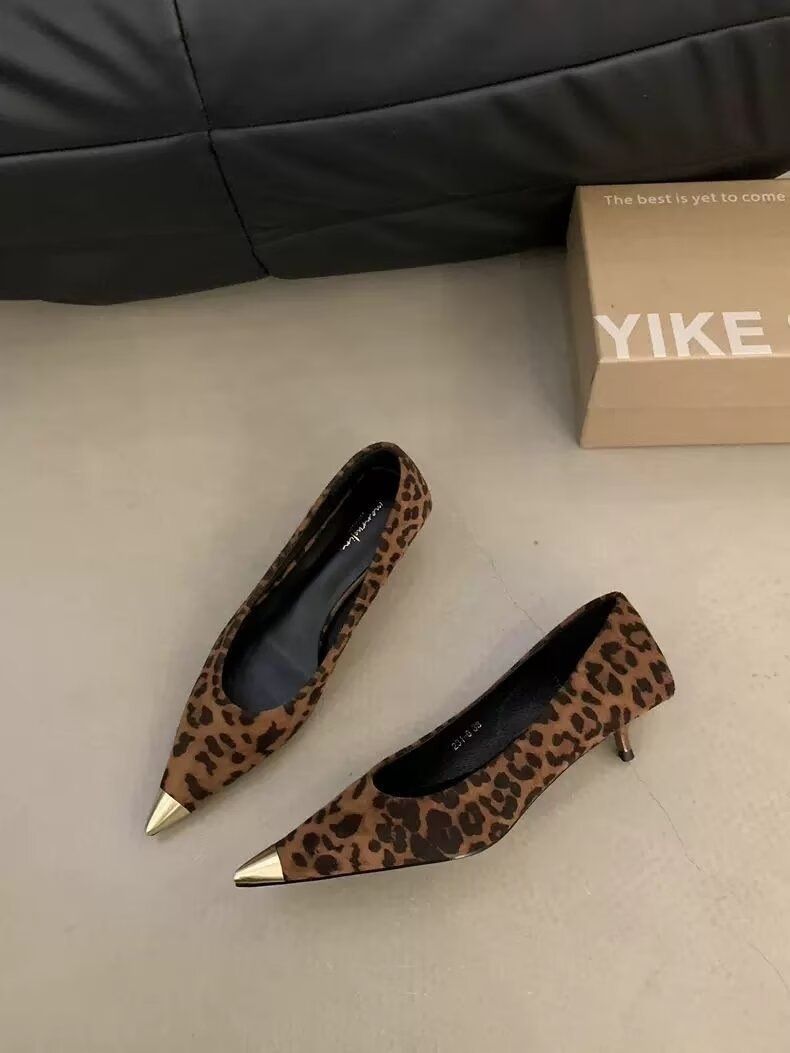 Scarpe da donna con tacco a spillo, tacco a spillo, tacco alto, stile gattino, stile francese, scarpe con gonna profumata_voghion.com