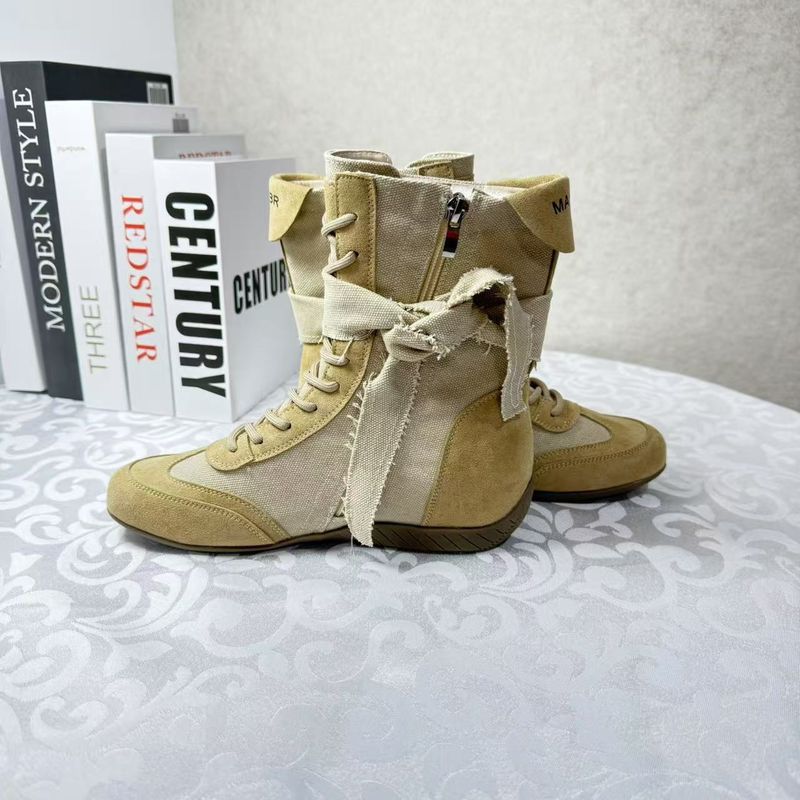 Nouvelles bottines de randonnée respirantes Martin pour femmes, été 2025, semelle épaisse et fine, style désertique_voghion.com