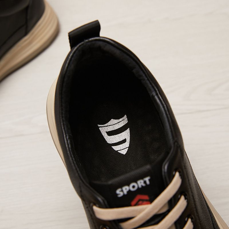 Voyage Verdickte, leichte Freizeitschuhe aus Leder für Herren – Herbst 2025 – Neue Schnürschuhe – Bequem und warm – Hersteller und Großhändler_voghion.com