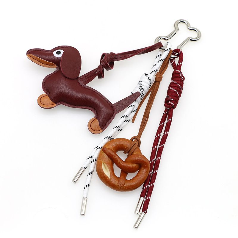 Bag Charm New Cartoon Personality Keychain Bag Pendant Series Dachshund Animal Shape Bag Pendant Decoration Wholesale_voghion.com